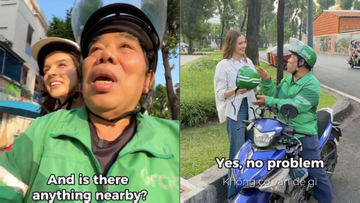 Tài xế Grab U70 'bắn tiếng Anh' với khách Tây, dân mạng gọi là đại sứ du lịch