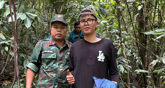 ‘Chìa khóa vàng’ từ bạn gái giúp tìm thấy nam sinh viên lạc giữa rừng Tam Đảo