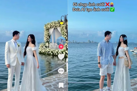 Ảnh cưới 'không cần chú rể' - trào lưu độc lạ gây tranh cãi gay gắt