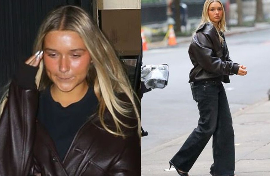 Harper nhà Beckham thất thần mỏi mệt, xuống sắc thấy rõ khi để mặt mộc, bước ra từ xế hộp sang chảnh