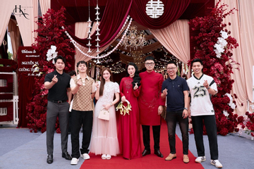 Em gái Văn Toàn tung ảnh cưới nét căng: Hòa Minzy chiếm trọn spotlight, dàn sao đình đám hội ngộ