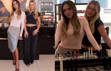 Tiểu thư Harper cực xinh 'tháp tùng' Victoria công tác, thần thái chuẩn nữ thừa kế đế chế tỷ đô