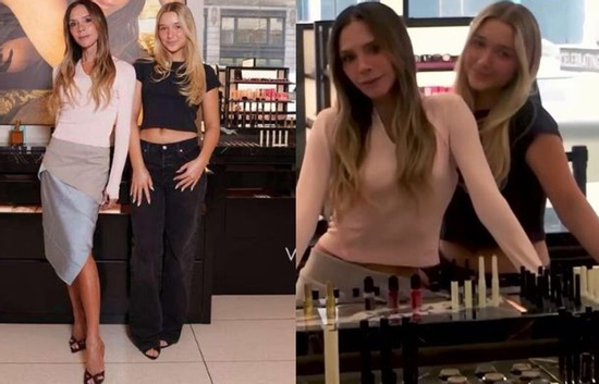 Tiểu thư Harper cực xinh 'tháp tùng' Victoria công tác, thần thái chuẩn nữ thừa kế đế chế tỷ đô