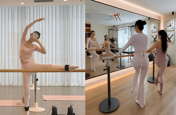 Con dâu cựu chủ tịch, 'phó giám đốc' trong phim Việt để lộ ảnh trong phòng tập: Giàu, đẹp, vẫn kỷ luật