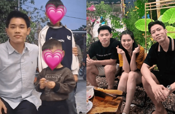 Đình Bắc về quê nghỉ lễ, hội ngộ vợ chồng Quế Ngọc Hải