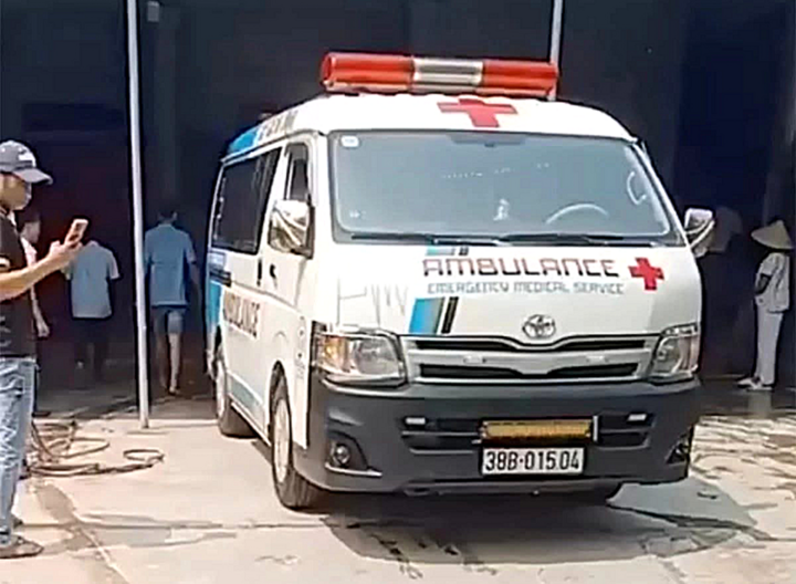 Hiện trường xảy ra vụ chó béc-giê cắn chết chủ tại Hà Tĩnh hôm 2/4.