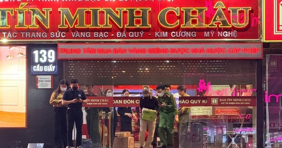 Công an chưa nhận được khiếu nại về mua vàng theo giấy hẹn tại Bảo Tín Minh Châu