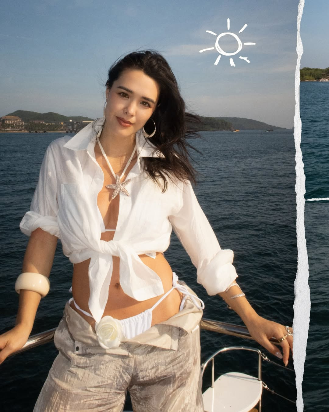 Dàn tiếp viên hàng không, mỹ nhân quốc tế đổ bộ ở bãi biển, resort Phú Quốc, Nha Trang- Ảnh 1.