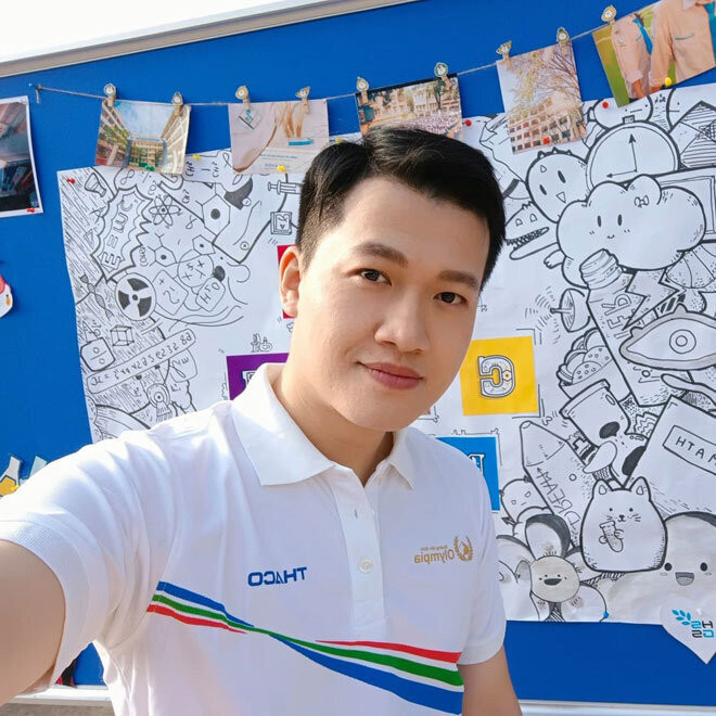 MC Trần Ngọc được mệnh danh “MC mát tay” của Đường lên đỉnh Olympia.