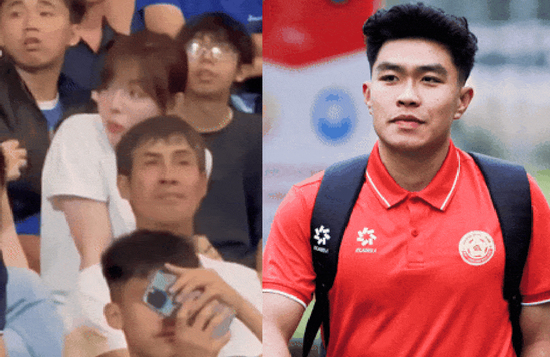 'Tóm dính' hotgirl bắn súng Phí Thanh Thảo đi cổ vũ Lý Đức (U23 Việt Nam), đập tan tin đồn rạn nứt