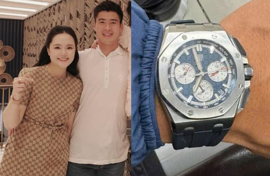 Duy Mạnh mất đồng hồ cả tỷ đồng do vợ tặng, phản ứng tiểu thư Quỳnh Anh gây bất ngờ