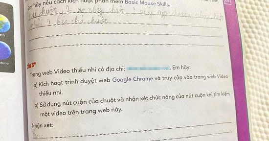 Chủ biên phản hồi về cuốn Tin học lớp 3 có đường link 'web đen'