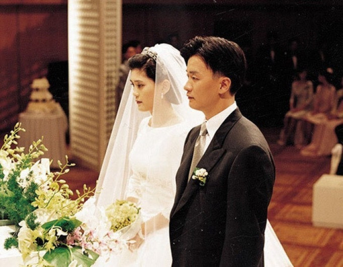 Đám cưới của Lee Boo-jin và Lim Woo-jae. (Ảnh: Yonhap)