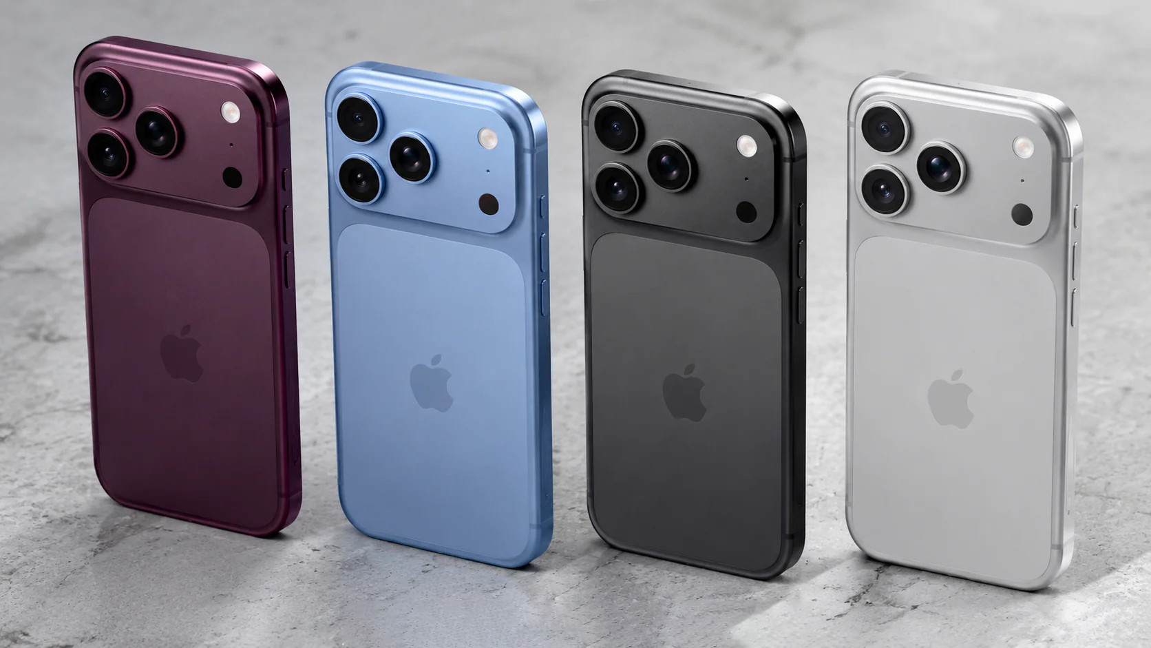 iphone18promaxdarkcherryicebluedarkgrayandclassicsilver1 copy