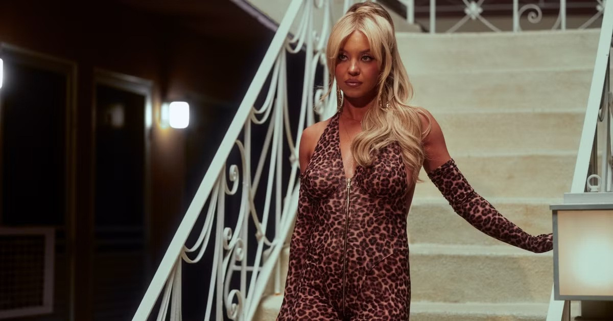 cassie jacobs sydney sweeney in a leopard bodysuit in euphoria season 3 episode 4
