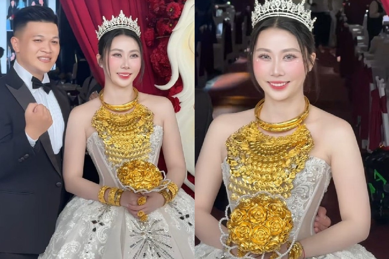 Chú rể loay hoay mãi vẫn không bế nổi cô dâu xuống xe, cái kết sau đó khiến ai xem cũng bật cười插图2