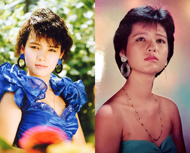 Hoa hậu tóc tém đầu tiên của showbiz Việt, bỏ hào quang sang Mỹ giờ ra sao?插图1 Hình ảnh quen thuộc của Kiều Khanh là tóc tém và đeo hoa tai to bản.