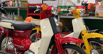 Honda Cub cũ nát được 'cải lão hoàn đồng' thành xe đẹp như mới