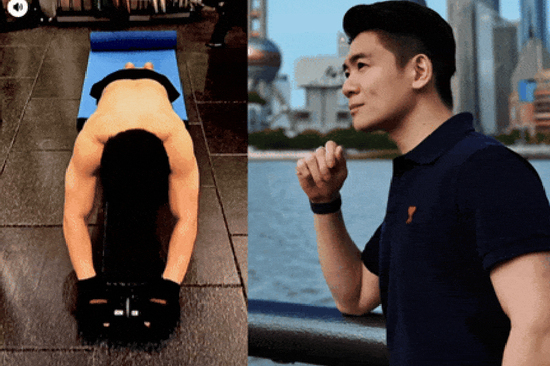 Tổng tài nhà bầu Hiển gây sốt với khoảnh khắc 'lau nhà' không giống ai, bảo sao có cơ bụng 8 múi