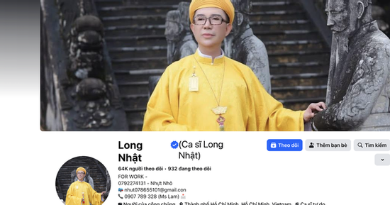 Ca sĩ Long Nhật nhiều lần gây xôn xao dư luận