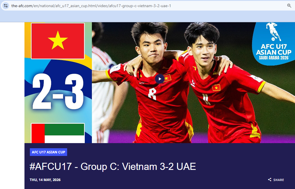 u17 vn u17 uae