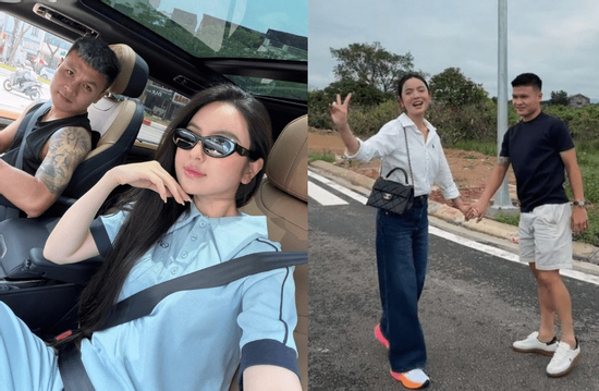 Gặp cảnh Quang Hải nắm tay tình tứ Chu Thanh Huyền ở vườn vải