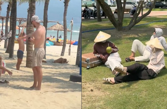Clip so sánh khách Tây và khách Ta khi đi biển khiến dân mạng cười bò