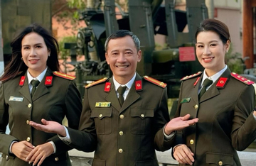Diễn viên chuyên vai phản diện các phim trên VTV ngoài đời là Trung tá công an