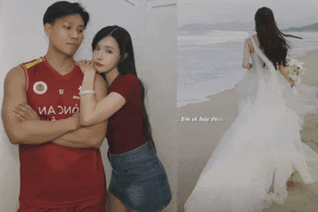 Tuyển thủ Văn Thanh và vợ tiểu thư 'trâm anh thế phiệt' đầu tư 8 bộ ảnh cưới gây choáng