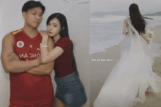 Tuyển thủ Văn Thanh và vợ tiểu thư 'trâm anh thế phiệt' đầu tư 8 bộ ảnh cưới gây choáng