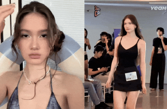 Em gái lai Tây cao 1m77 của Đặng Văn Lâm xinh đẹp lộ diện sau clip viral buổi casting người mẫu