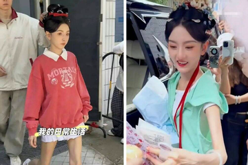 Tống Tổ Nhi lộ vóc dáng gầy gò, người hâm mộ không khỏi lo ngại