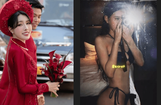 Tiểu thư thành Nam khoe body cực nóng bỏng hậu đám cưới tuyển thủ Văn Thanh