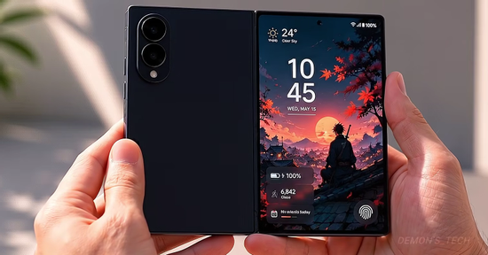 Galaxy Z Fold 8 bất ngờ ‘lột xác’: Nếp gấp vô hình, Samsung tạo ‘bom tấn’?