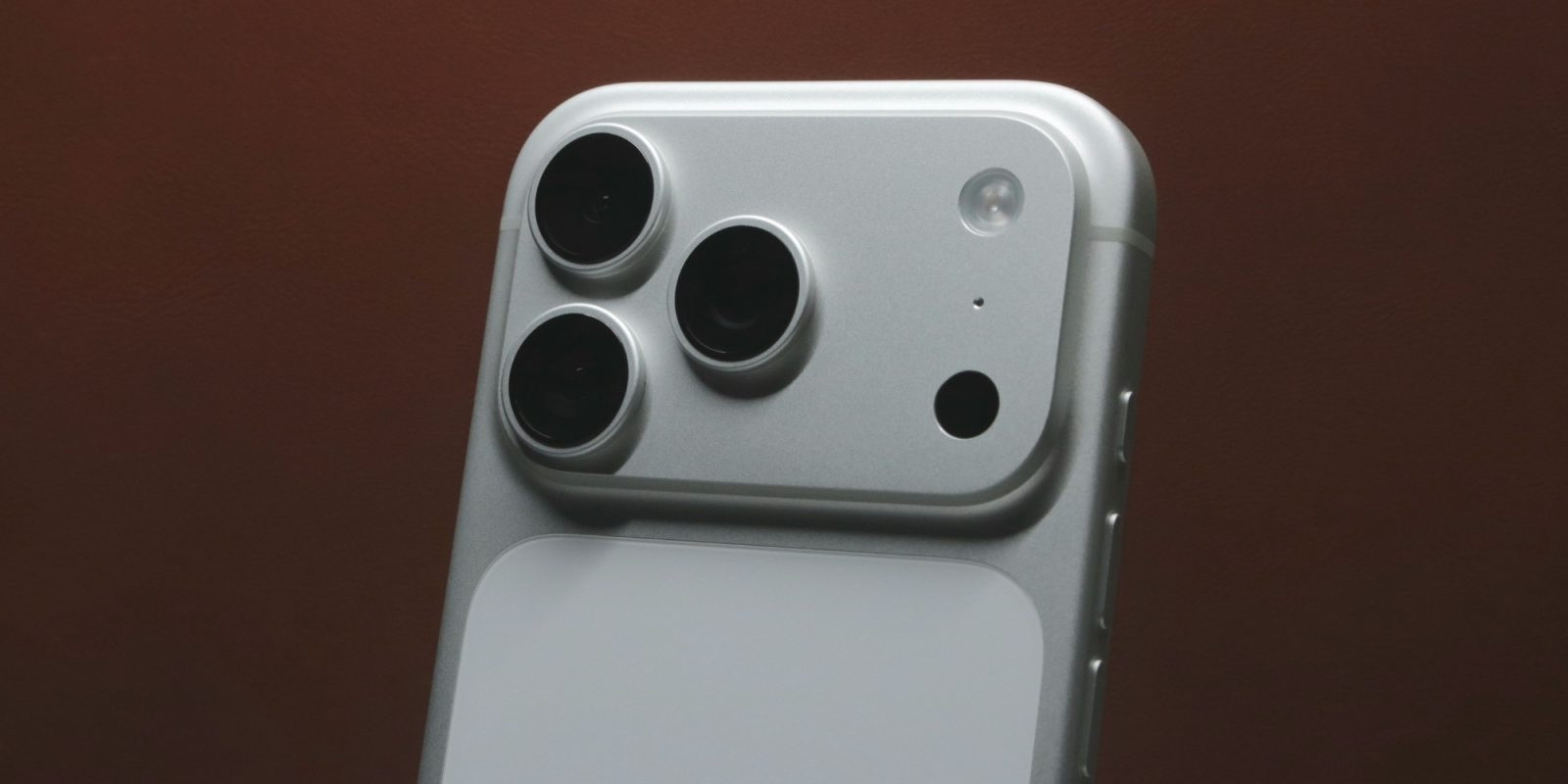 iphone 17 pro silver camera angle