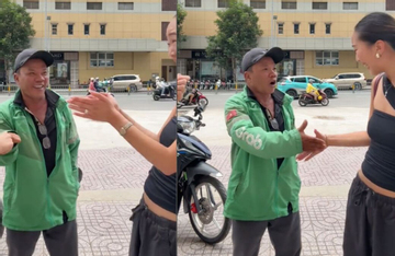 2 khách Tây vui như Tết khi gặp anh xe ôm nói tiếng Anh như gió, biết cả từ lóng