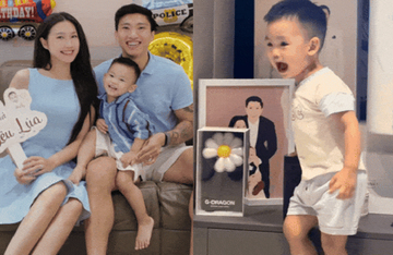 Quý tử nhà Đoàn Văn Hậu - Doãn Hải My chuẩn 'rich kid', đối thoại cùng loa AI cực đáng yêu