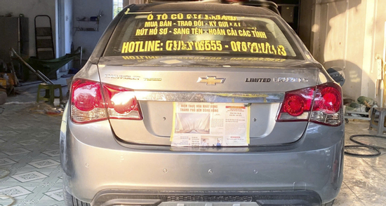 Bất thường vụ bán xe Chevrolet 2011 bốc biển số báo giá 150 triệu, thu 10 triệu