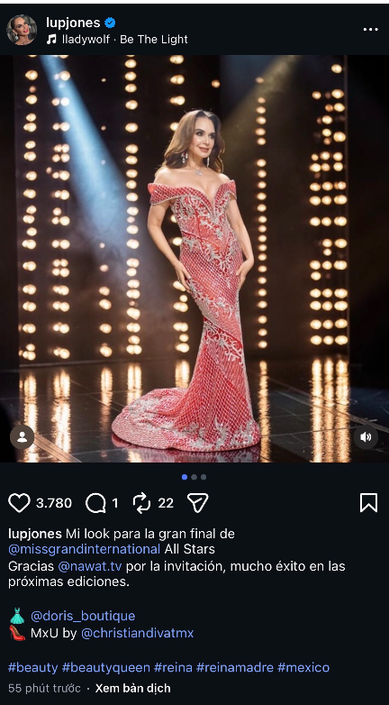 2 lần chấm Hương Giang 5 điểm ở Miss Grand International All Stars, đăng ảnh gây phẫn nộ: Lupita Jones là ai?插图2 screenshot-1780280089-1780295888.png