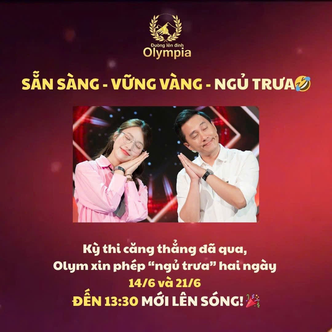 Đường Lên Đỉnh Olympia thông báo 'khẩn'插图1 olym