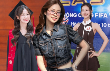 Vẻ đẹp nũng nịu của gái xinh Nóng Cùng World Cup: Top 10 Miss World Vietnam, tốt nghiệp bằng Giỏi
