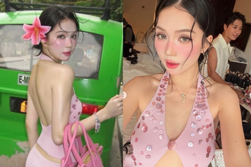 Ngọc Trinh lại khiến mạng xã hội xôn xao với loạt hình 'nóng bỏng mắt'
