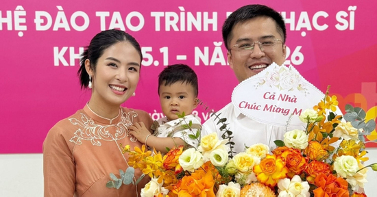 Hoa hậu Ngọc Hân khoe tin vui