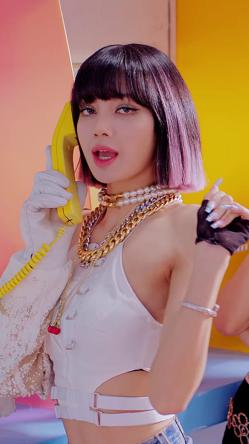 hd wallpaper lisa icecream blackpink blink jennie jisoo music video rose selena gomez