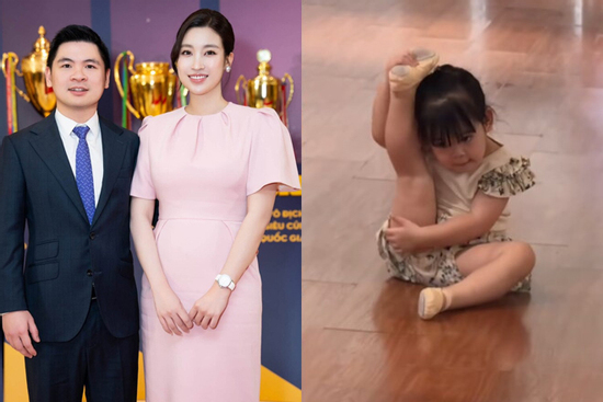 Con gái Đỗ Mỹ Linh gây chú ý trong lớp học múa, bộc lộ tố chất nghệ thuật từ nhỏ