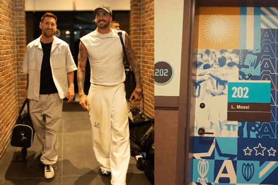 Messi đã tới Mỹ dự World Cup: Phòng ngủ 'mật mã 202' của siêu sao Argentina gây sốt