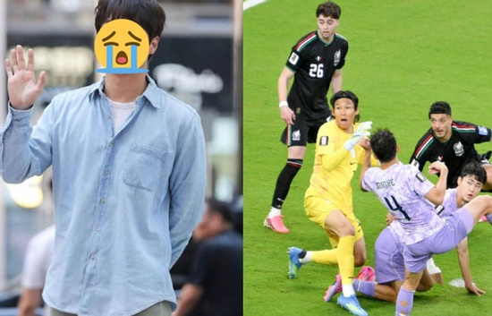 Đội tuyển Hàn Quốc thua đau tại World Cup, 1 tài tử bỗng chịu 'kiếp nạn' trên trời rơi xuống!