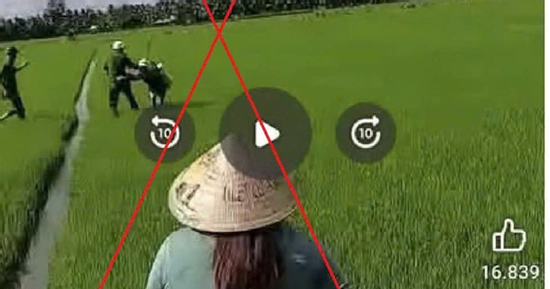 Vĩnh Long: Làm rõ vụ phun thuốc diệt cỏ vào lực lượng công an