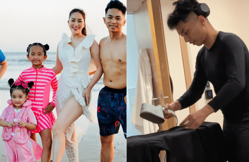 Phan Hiển lộ ảnh chuẩn 'chồng quốc dân', cưng chiều Khánh Thi khiến dân tình trầm trồ
