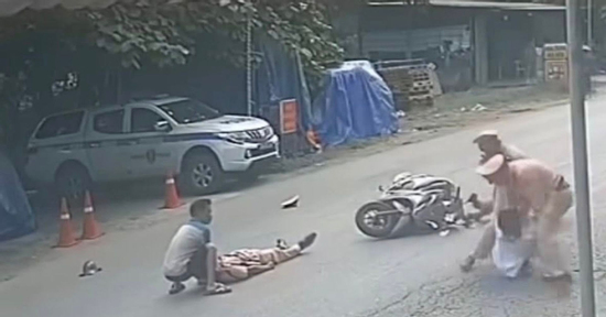 Danh tính đối tượng lái xe húc thẳng vào trung tá cảnh sát